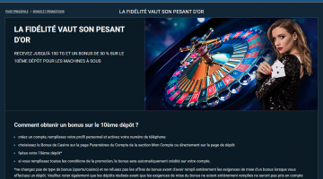 1xBet - La fidélité vaut son pesant d'or