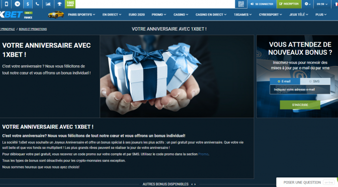 Votre anniversaire avec 1xBet